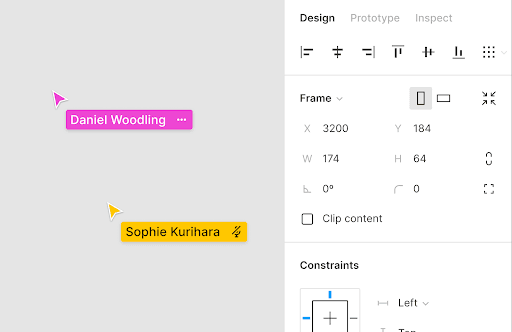 two users navigating the Figma interface