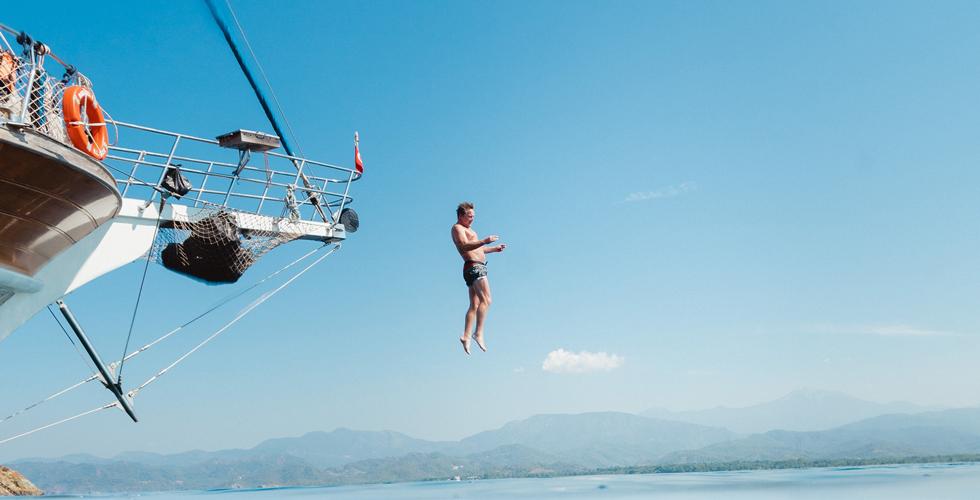 jumping off the ship
