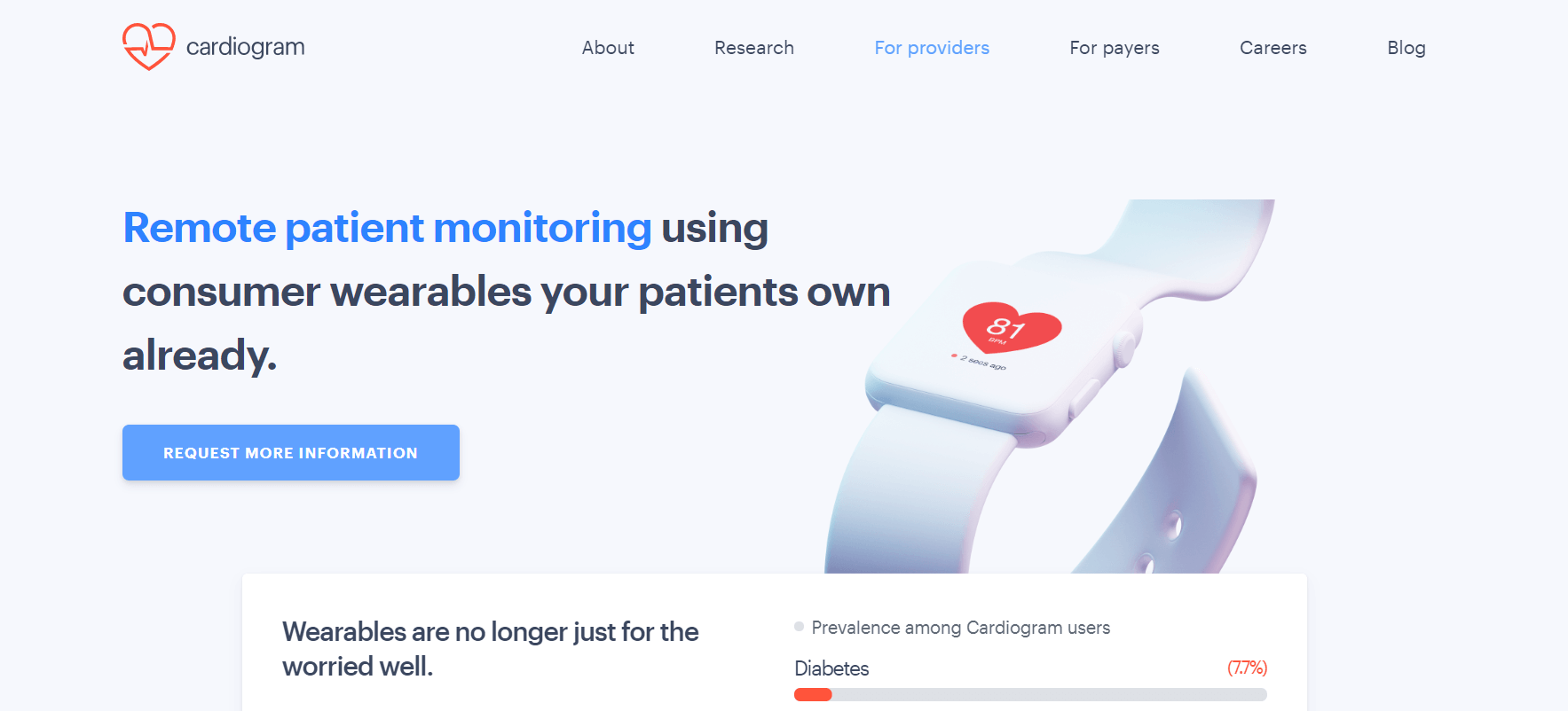 cardiogram homepage