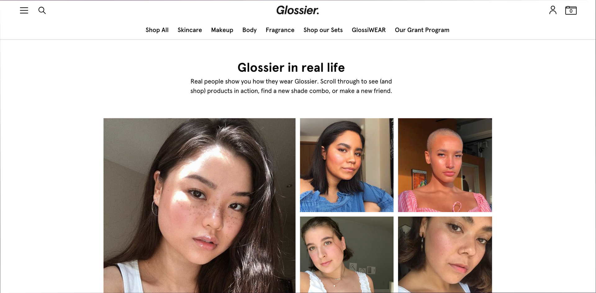 glossier