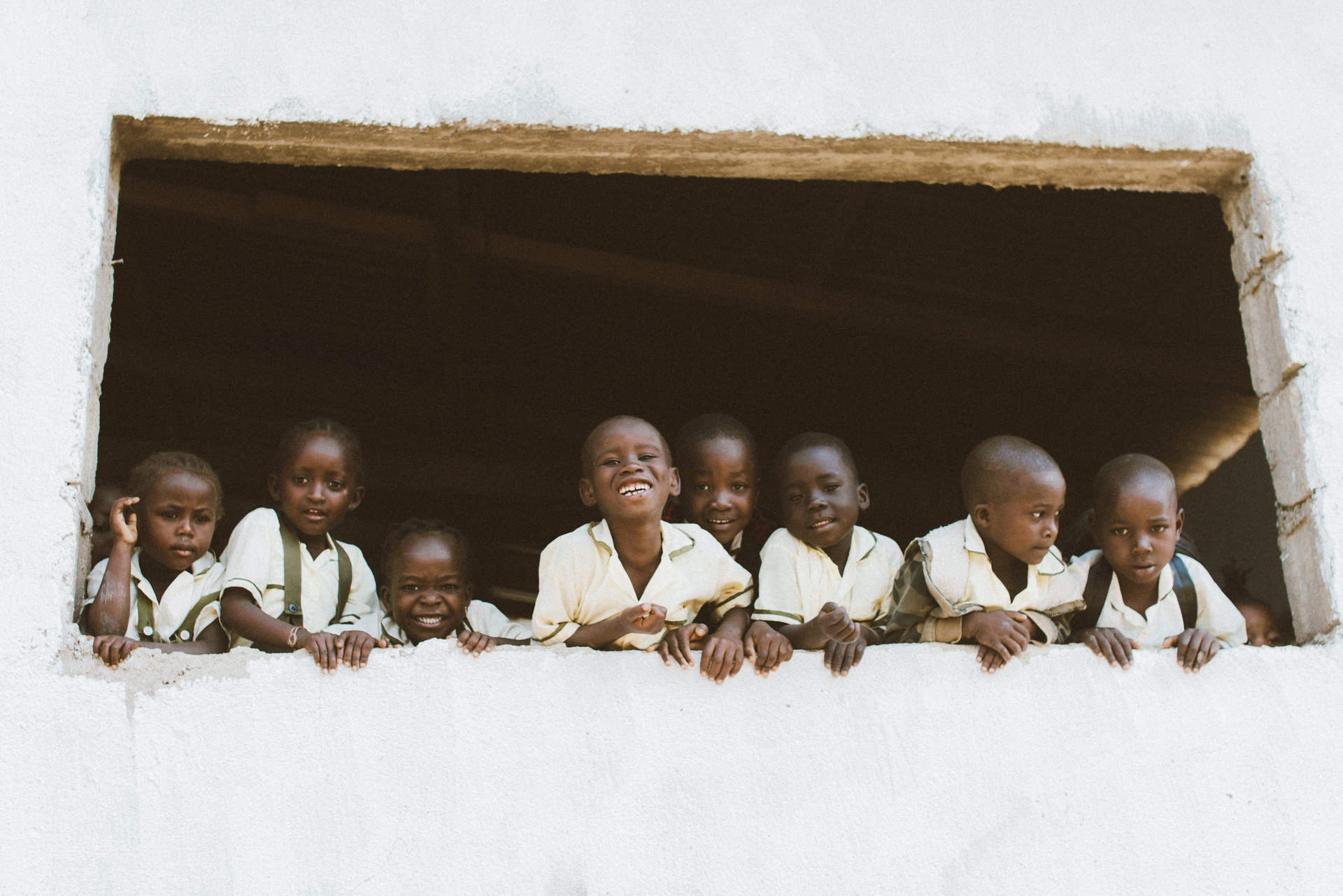 children smiling 
