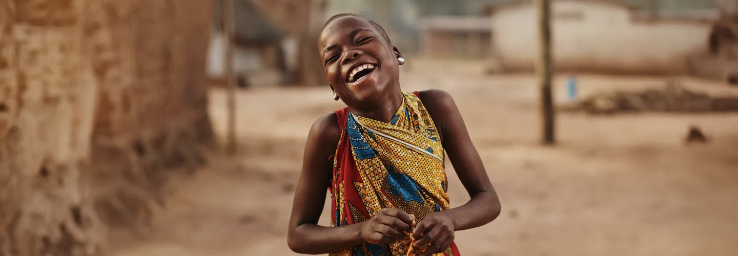 girl laughing