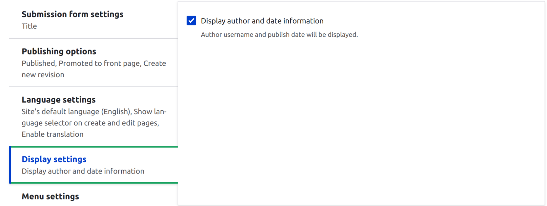 submitted info