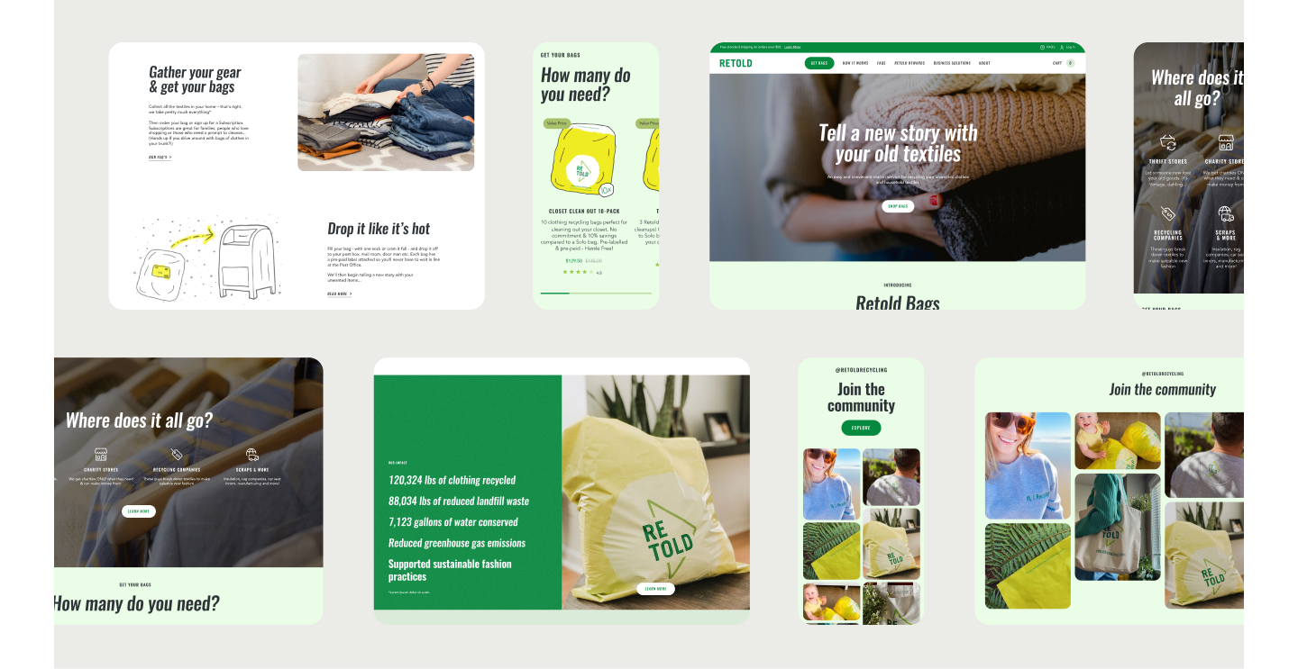 Retold Recycling Designs