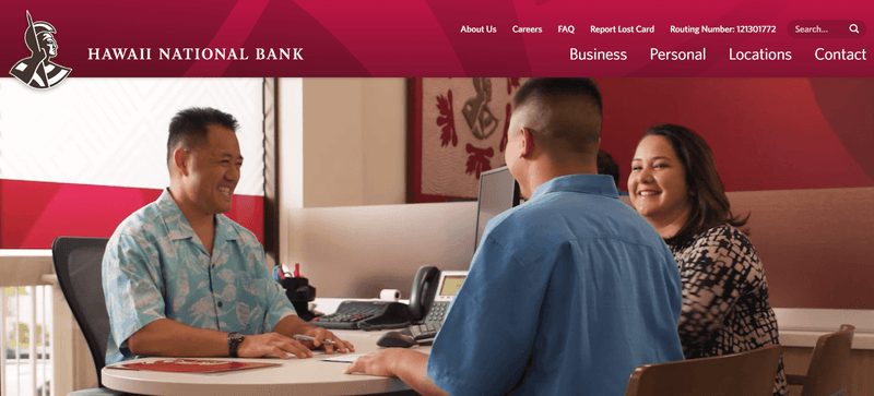hawaii national bank homepage