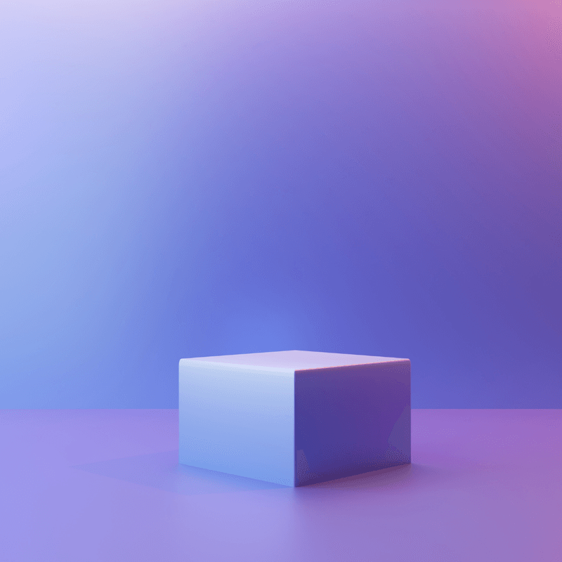 3D purple podium 